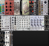 My glowing Eurorack