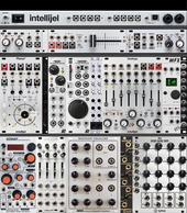 4U 62HP intellijel palette + 3U 62HP skiff