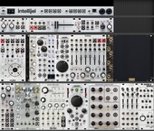 4U 62HP intellijel palette + 3u 84hp skiff