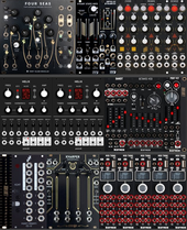 3x 64 HP 9U Four Seas wavetable + 2x Helix macro osc + Octaves VCO additive + KHarper - lpg/fx/filters (copy)