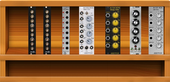 My bleached Eurorack