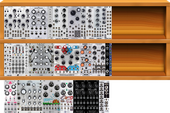My bleached Eurorack