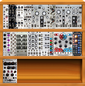 My bleached Eurorack