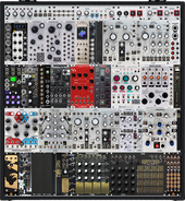 Intellijel 4U, Tiptop Mantis &amp; D.I.Y Case Rack