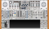 9U 126HP Eurodesk Composer  Elite Silver &amp; Bamboo