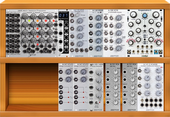 My bleached Eurorack