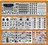 My sarcastic Eurorack (copied from rico loverde)