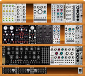 My bleached Eurorack