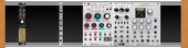 Audio mangling Skiff (past configuration, Make Noise Skiff)
