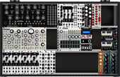 My bleached Eurorack