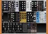 My shadowed Eurorack