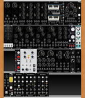 My bedded Eurorack