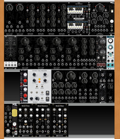My bedded Eurorack
