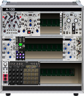 9U Noise Rack w/MIDI