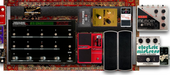 My tactless Pedalboard