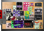 My unclogged Pedalboard