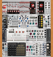 My bleached Eurorack