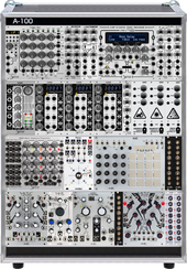 My bleached Eurorack
