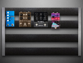My labelled Pedalboard