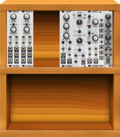 My bleached Eurorack