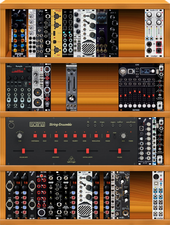 My crap 84hp Eurorack