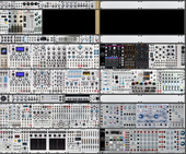 Current (2x Intellijel 7u 104hp + 2x Rackbrute 89hp)
