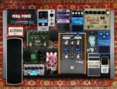 My timbered Pedalboard
