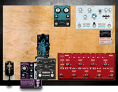 My drippy Pedalboard