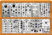 My bleached Eurorack