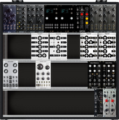 DIY Kits unbuilt in rack.