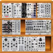 My bleached Eurorack