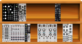 My shadowed Eurorack