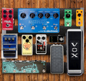 My knuckly Pedalboard