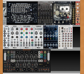 My battered Eurorack
