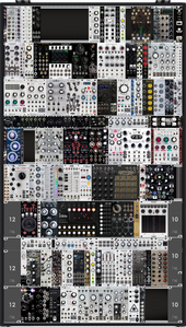 16U Rack 126HP XIIO w/ Eloq Skiff 104 Mar 2018 Expand Intellijel 7U Benjolin