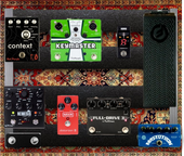 My clustered Pedalboard