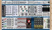 My unlooked Eurorack (copied from benjamal fletcher)