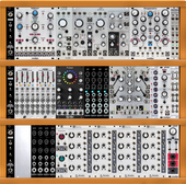 My lighted Eurorack