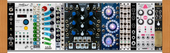 Microbrute Buddy clocking, effects, utility, drums 84hp