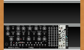 My pockmarked Eurorack