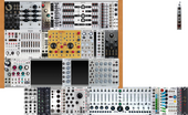 Silicium's Eurorack (old rack)