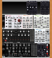 2x RackBrute with Moog and Waldorf