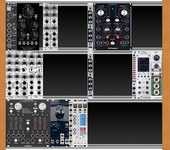 My unlopped Eurorack 3-tier