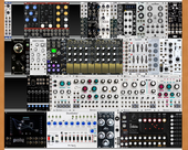 My lozenged Eurorack