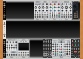 LZX Video Synth set up
