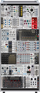 9u 84hp old school system idea Eurorack plus base case and P6...