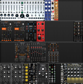 My double black eurorack (so far)
