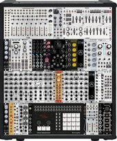 rack containing 5 voices + percussion + fx