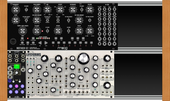 My zebrine Eurorack