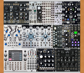 9u Rack white modules